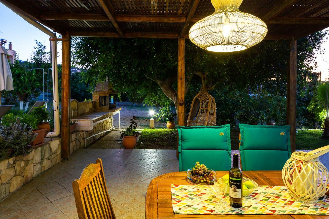 Carpe Diem-Luxury Villa With Private Pool Agia Paraskevi (Rethymno) Exterior foto