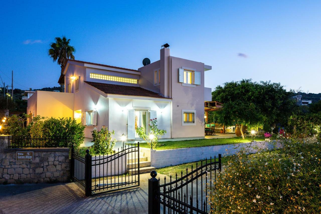 Carpe Diem-Luxury Villa With Private Pool Agia Paraskevi (Rethymno) Exterior foto