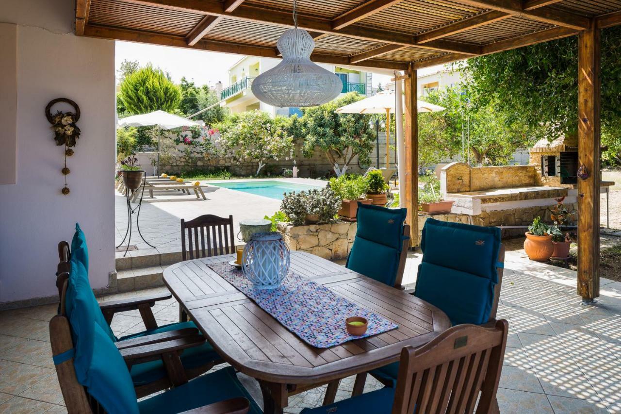 Carpe Diem-Luxury Villa With Private Pool Agia Paraskevi (Rethymno) Exterior foto