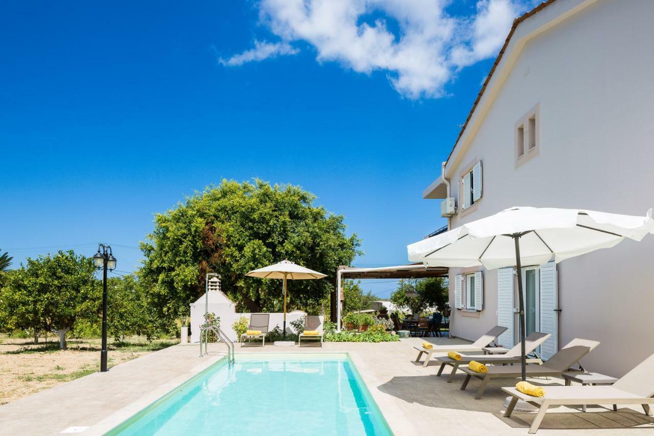 Carpe Diem-Luxury Villa With Private Pool Agia Paraskevi (Rethymno) Exterior foto